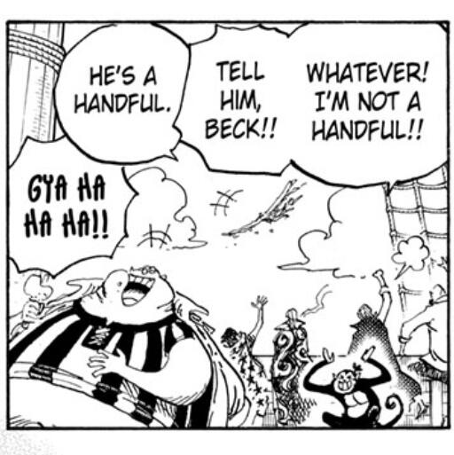 Panel from the One Piece manga